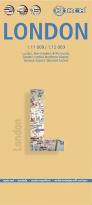 Borch Map London | (Land-)Karte | Deutsch (2020) | Mehrfarbendruck. Gefalzt