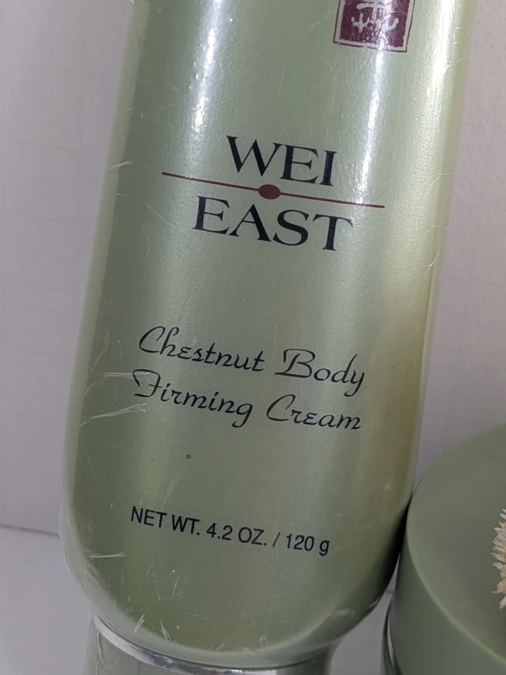 LOTE 2 NUEVAS SELLADAS🌿Wei East Castaño Cuerpo Crema Reafirmante Extra 3.5oz + 4.2oz Foto 3 de 4