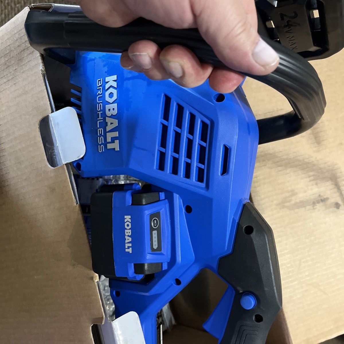 Cordless Electric Chainsaw Kobalt 24 Volt Chainsaw Kobalt 24V