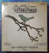 Sizzix Tim Holtz Alterations Bigz Die "Bird Branch"  657833 new sealed