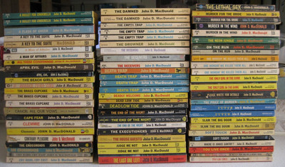 Lot of John D. MacDonald Vintage Mystery Novels Many 1st Editions Paperback
