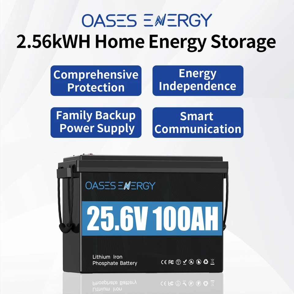 24V 100Ah LiFePO4 Akku Lithium Batterie BMS Bluetooth Trolling-Motor Wohnmobil - Bild 2 von 4