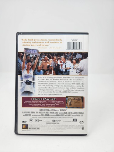 Norma Rae DVD With Insert 1979 Sally Field Beau Bridges Oop Union Drama - Foto 2 di 4