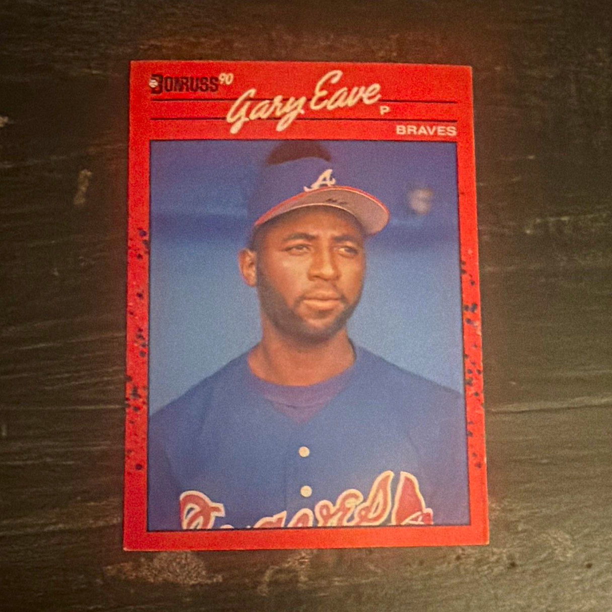 Donruss 1990 Gary Eave Atlanta Braves #713 Base Set MLB Baseball Card