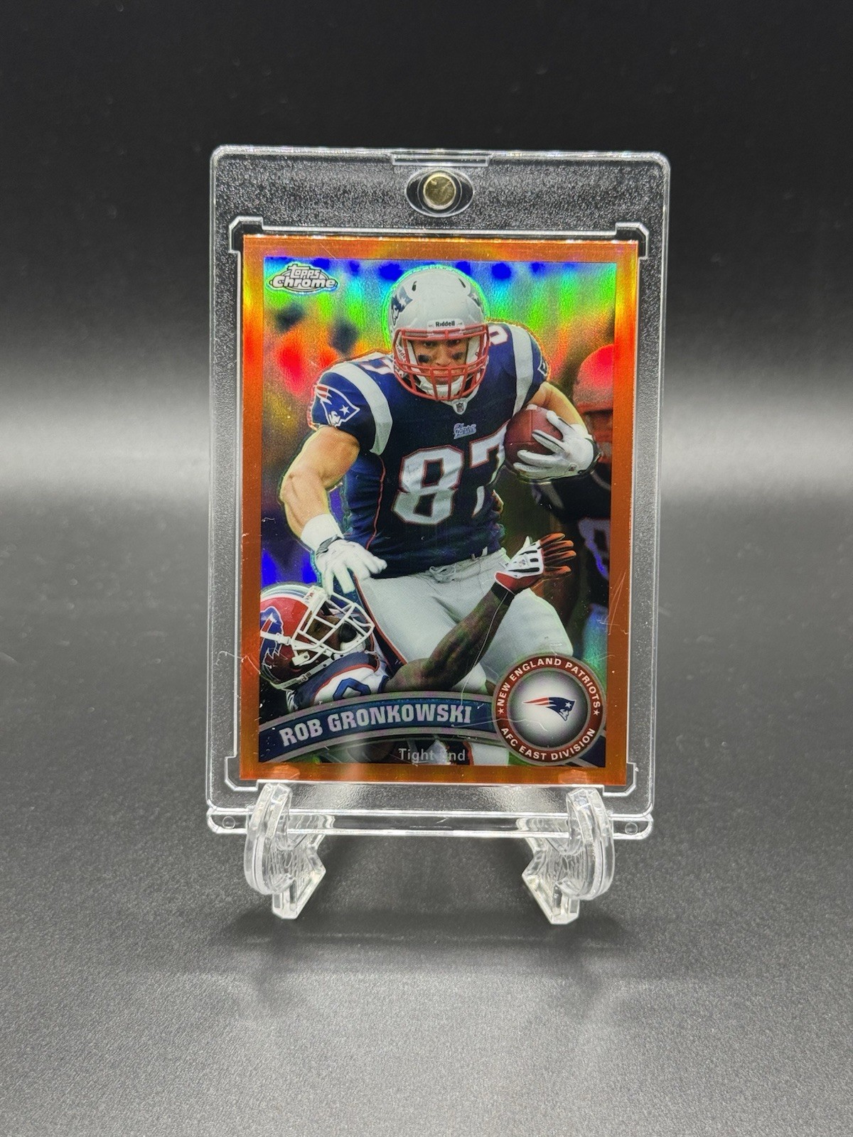 2011 Topps Chrome - Rob Gronkowski #132 Orange Refractor