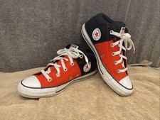 Converse Chuck Taylor All Star Street High Top Mid Red/Black Size 6