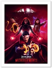 Doctor Strange Multiverse of Madness Movie Poster Joshua Williams COA Ltd x/250