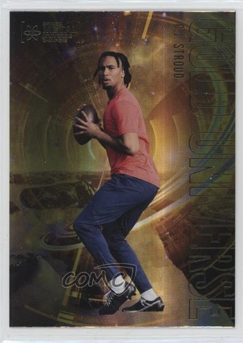 2023 Skybox Metal Universe Champions Gold CJ Stroud #GU-16 Rookie RC 13px