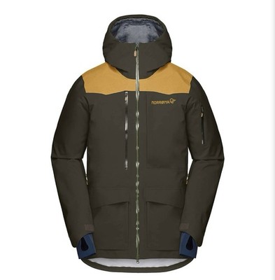 New men s Large Norrona Tamok Gore-Tex Performance Shell Jacket Rosin MSRP $799