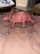 Vintage 1980s PROTOCERATOPS - RED - Made in China Dinosaur Figure