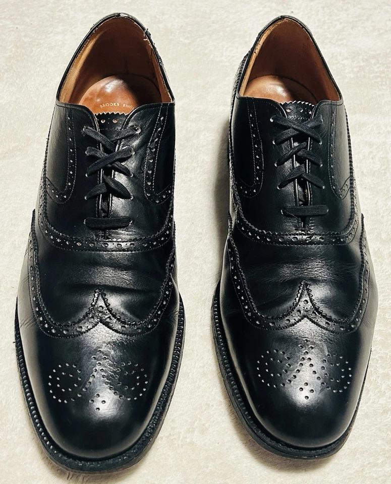 Brooks Brothers Cheaney Brooks English Surrey BROGUE Size 43 C/ US 9.5-10 Narrow - Image 3 of 4