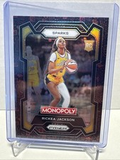 2024 Panini WNBA Prizm Monopoly Sparks Rickea Jackson RED Icons Prizm RC #63
