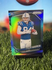 2025 Panini Prizm Rookies Tyler Warren #339 Silver Prizm (RC) Colts