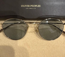 Oliver Peoples OV1186 Coleridge Sunglasses Round Metal 50  22-145 Japan Used