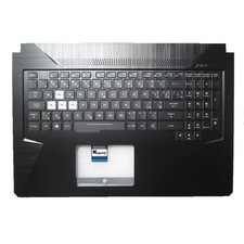 Palmrest Keyboard For ASUS TUF Gaming 17.3 FX705DD Black Top Case Czech CZ