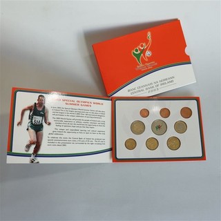 Irland 2003 KMS Kursmünzensatz mit 5 Euro ST Stempelglanz in Blister