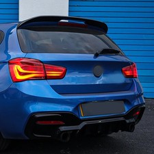 For BMW 1 Series F20 F21 2012-19 M Sport Gloss Black Rear Roof Boot Spoiler Lip