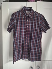 Brutus Trimfit Shirt Medium - Purple & Red MOD SKA NORTHERN SOUL