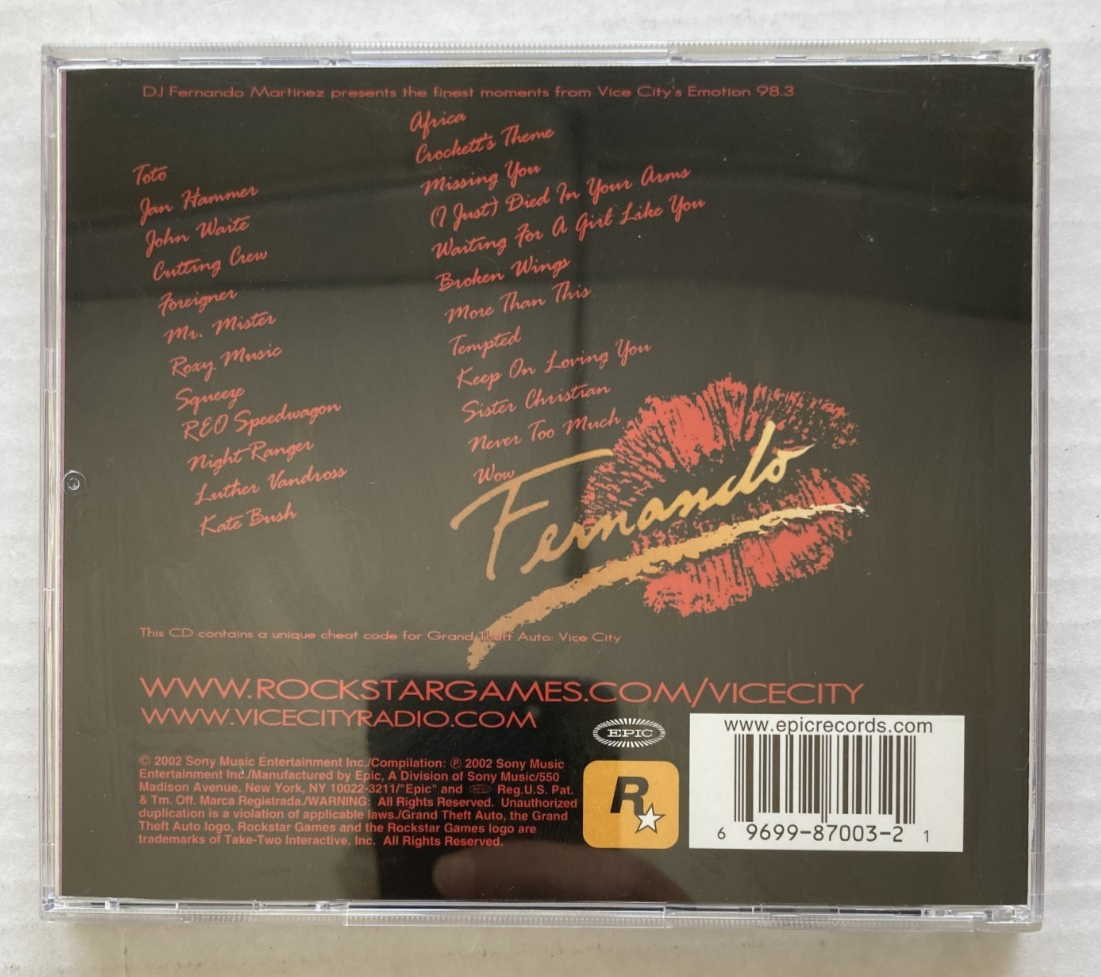 【中古】③GUILTY VICE 8cm CD Grand Theft Auto: Vice City, Vol. 3: Emotion 98.3 CD Various