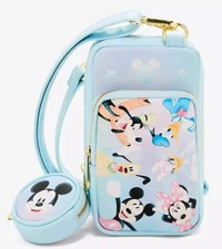 ✨Loungefly - Disney Mickey & Friends Crossbody Satchel - Coin Purse - NWT ✨