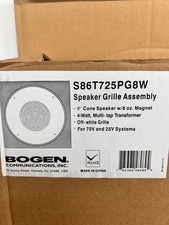 Bogen S86T725PG8W 4 W RMS Speaker Off-White with Mounting Bracket S86-T725