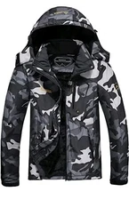 Men's Waterproof Ski Jacket Warm Winter Snow Coat Mountain Windbreaker Medium