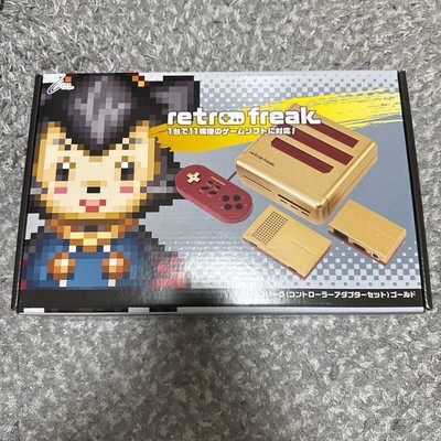 Retro Freak Gold Edition Konsole mit Adapter + 4 SNES Romancing SaGa Serie
