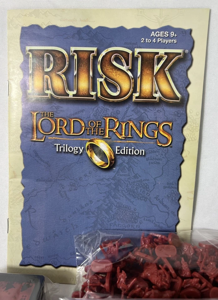 Lord of the Rings Risk Trilogy Edition Replacement Army 4 Colors, Dice & Cards! - Image 2 of 4