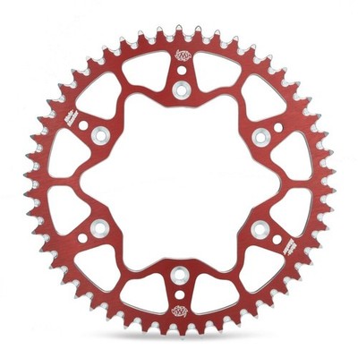 MotoMaster Rear Sprocket Alloy 49T for Gas Gas MC 125 MX MARZOCCHI 2002-2009 Red