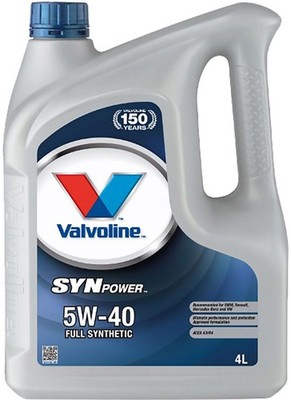 SYNPower 5W-40 4L Motoröl. Hochwertiges synthetisches Autoschmiermittel.