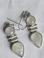 Moonstone 925 Sterling Silver Earings