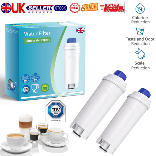 4x For Delonghi Genuine Coffee Machine Water Filter DLSC002 5513292811