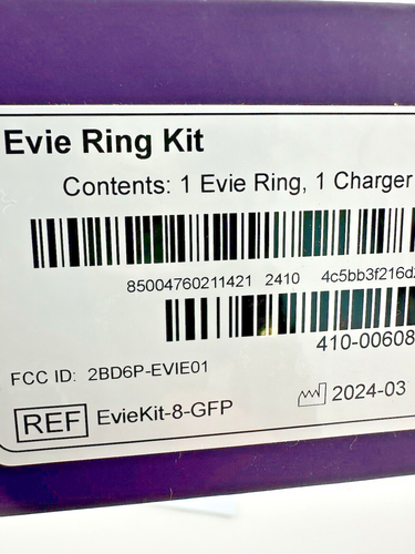 Evie Smart Ring fitness tracker Women size 8 Gold NWT REG: $269 RING & KIT - Picture 11 of 20