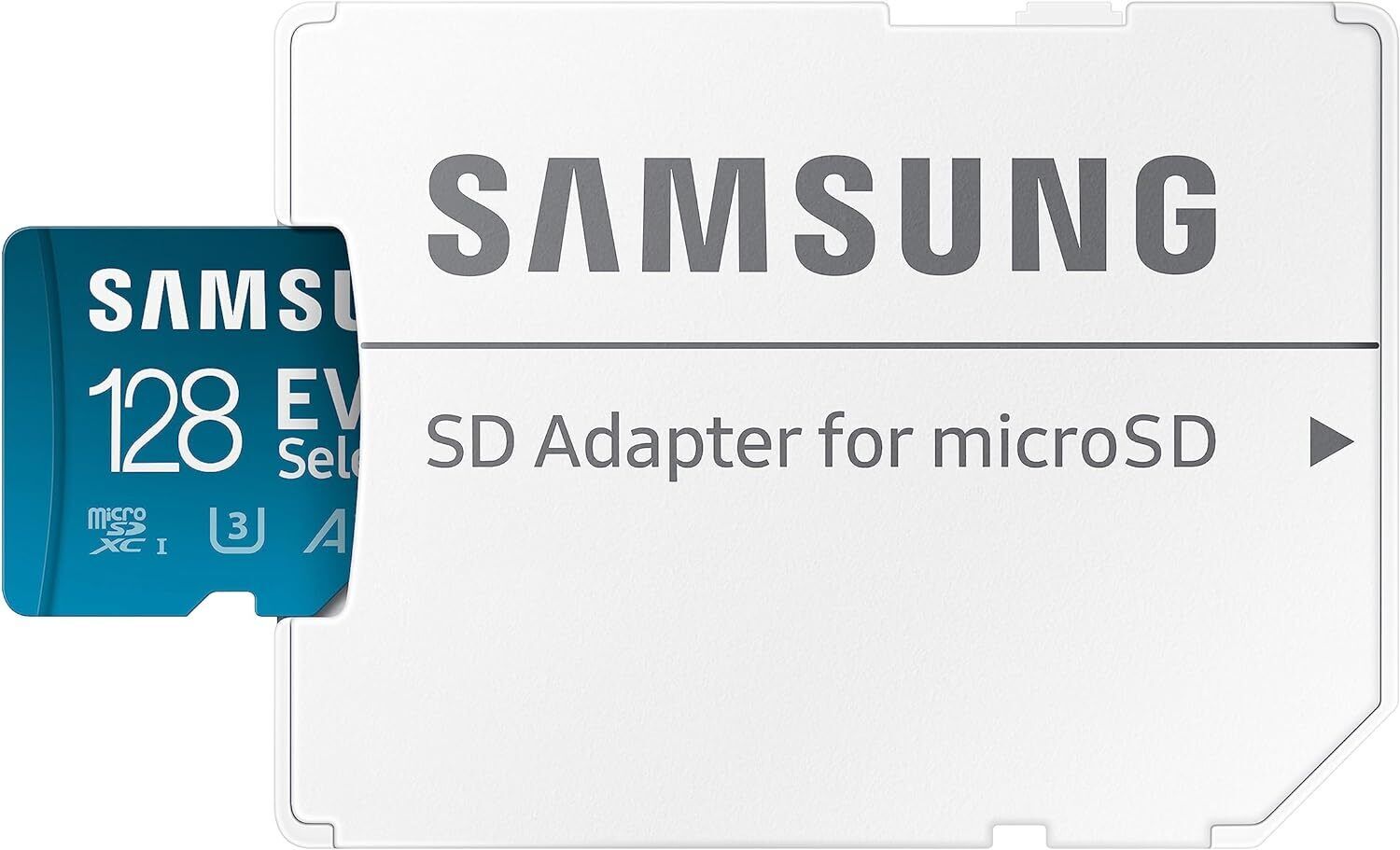 Samsung EVO Select microSD-Karte SD-Adapter, 128 GB, Speicherkarte für 