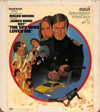 The Spy Who Loved Me 1977 Vintage CED Videodisc TESTED WORKING