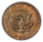 1964 50c Kennedy Half Dollar - Sunset Toning - BU - SKU-H2549