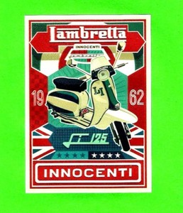 Lambretta Innocenti Vinyl Decal Sticker Mod Rocker Vespa Scooter Motorcycle Ebay