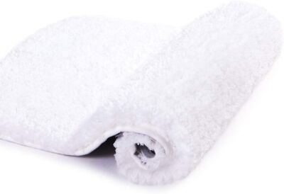 Soft Microfiber Shaggy NonSlip Bath Mat for Bathroom Thick Plush Water Absorbent