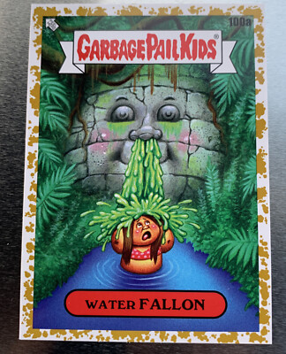 2021 Topps GPK Go On Vacation Gold Water Fallon 100a 34/50