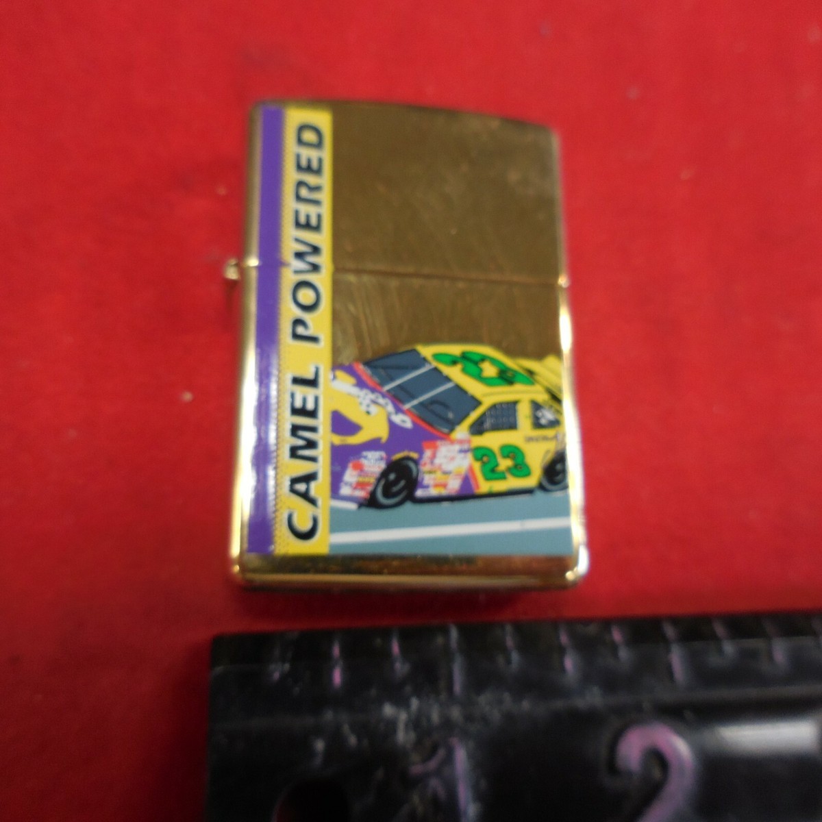 GOLD K ZIPPO X11 LIGHTER CAMEL POWERED-RACING MINT | eBay