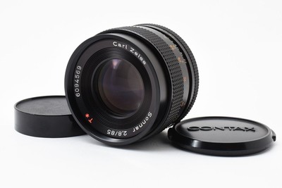 CONTAX Carl Zeiss Sonnar T* 85mm f/2.8 AEG MF Lens [Exc++] #A 
