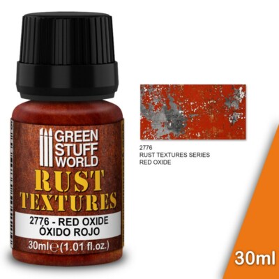 Rost Texturen - RED OXIDE RUST 30ml - PASTEN texture einfügen Oxidation