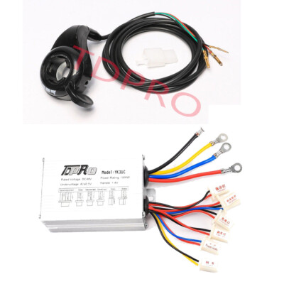 48V 1000W Motor Brushed Controller Speed Control Thumb Twist Throttle E-Scooter