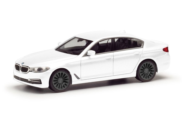 Herpa 420372-002 Bmw 5Er Limousine Alpineweiß Ho 1:87 Neu-image