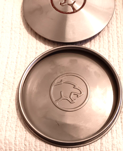 Mercury Cougar Center Cap Set of 4 Wheel Tire Silver 7" Genuine OEM Factory Lot - Picture 8 of 10