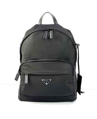 prada backpack leather