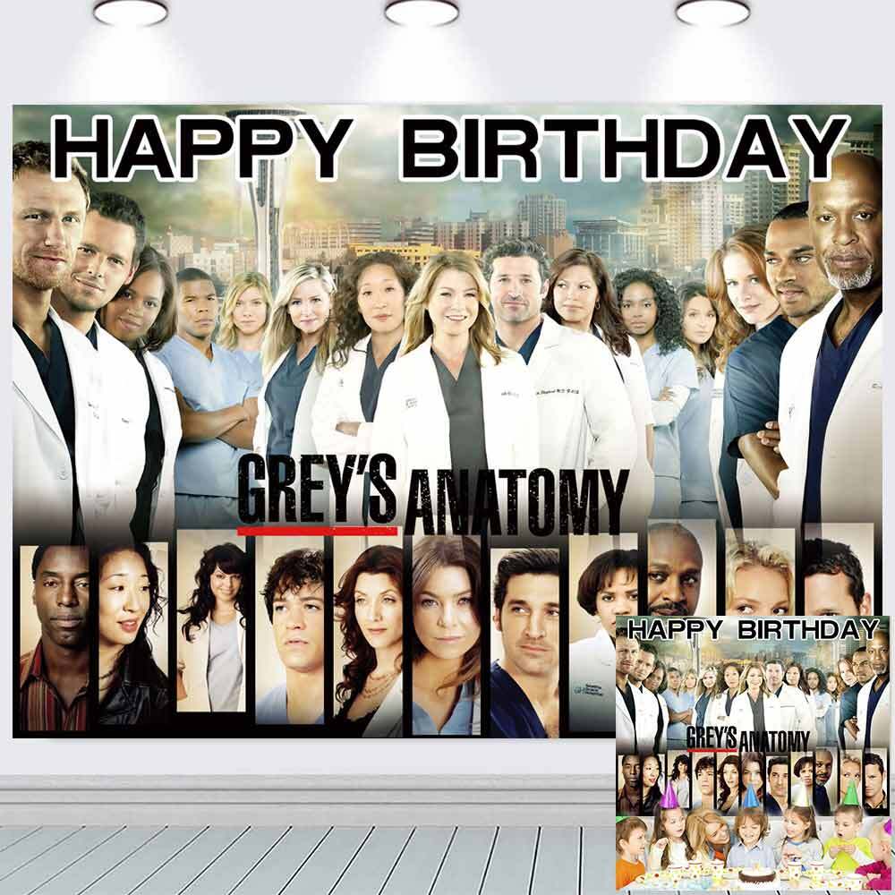 Banner Greys Anatomy Phone Cases Grey's Anatomy Party Decorations