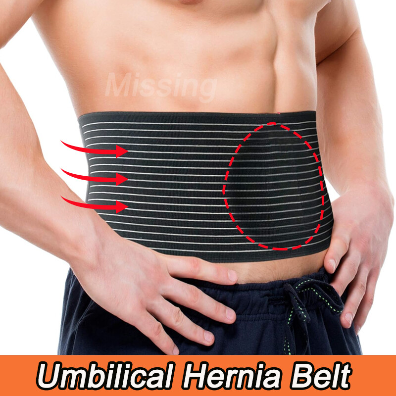 Umbilical Navel Hernia Belt for Men and Women Abdominal Support Binder with  Pad/