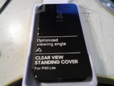 Handyhülle Clear View Case Flip Cover Mirror  Spiegel Tasche,Huawei P40 Lite,Y6P