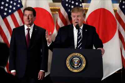 Senator BILL HAGERTY with President Donald Trump Picture Photo Poster Print